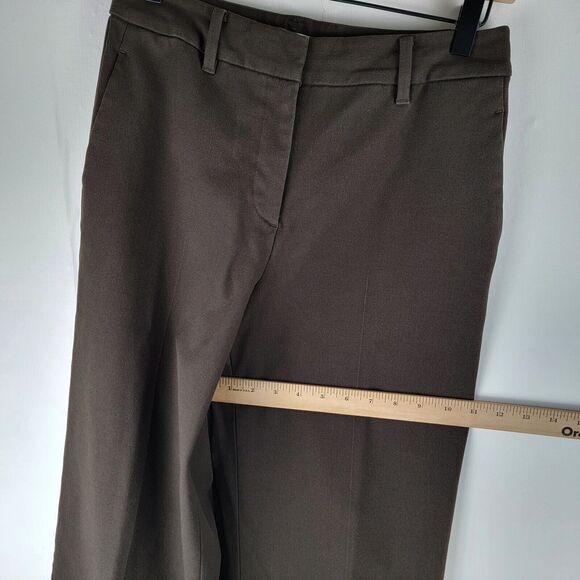 PLST JAPAN Womens Pants Brown Cropped Size L (28" x 27") Relaxed Fit High Rise - Picture 4 of 14